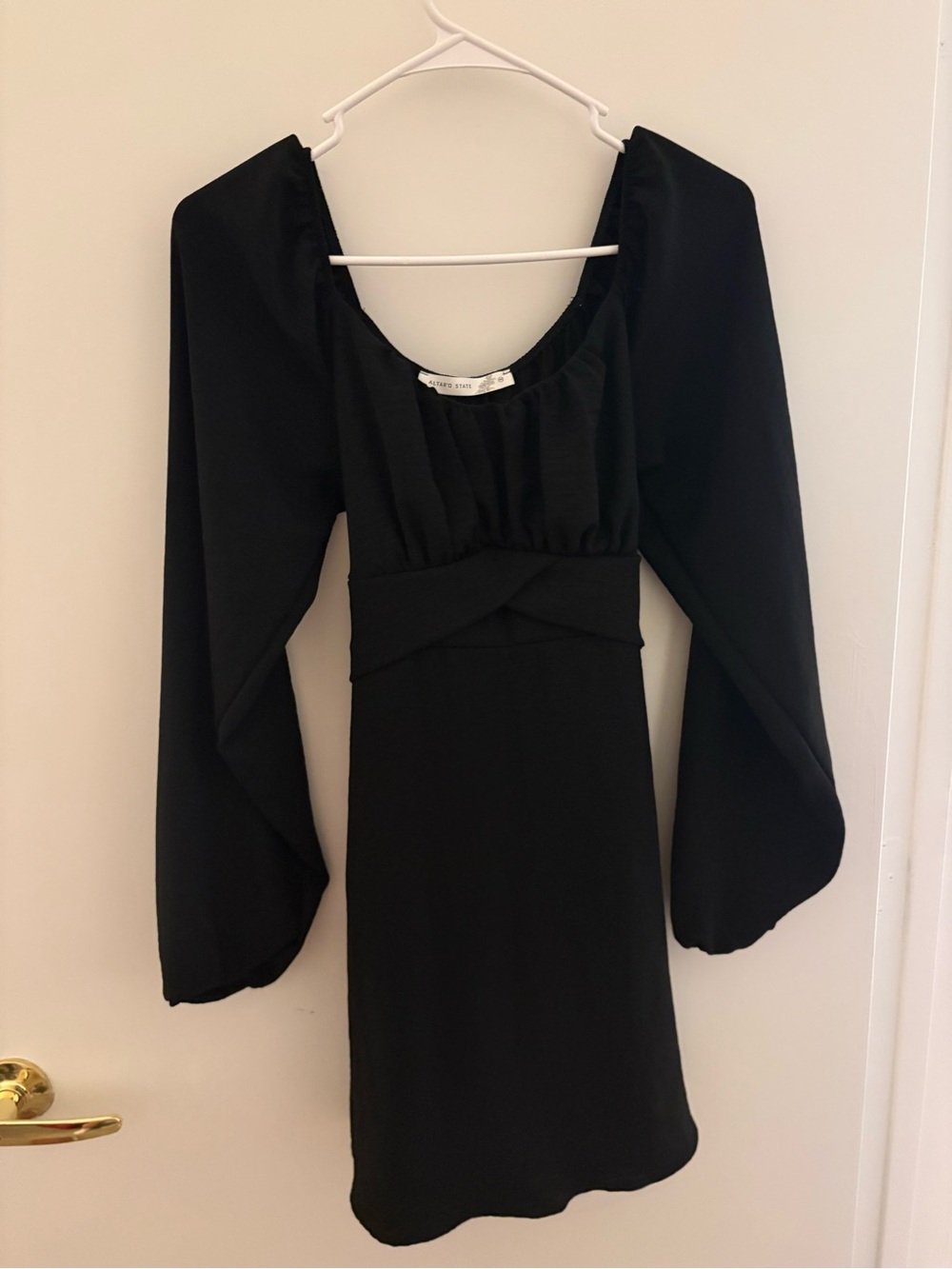 Black long sleeve dress